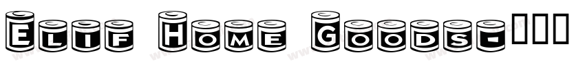 Elif Home Goods字体转换